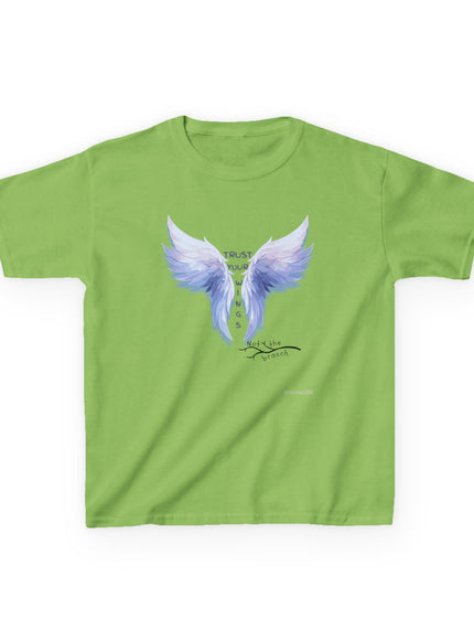 "Trust Your Wings, Not the Branch" Kids Heavy Cotton Tee