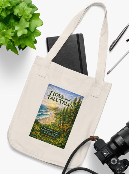 "Tides and Tall Trees" Organic Canvas Tote Bag