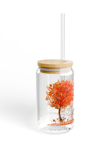 "I Love Autumn" Sipper Glass, 16oz