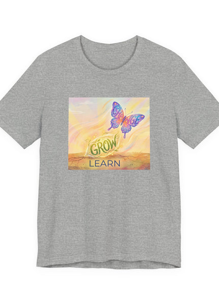 "Learn, Grow, Change" Unisex Jersey Short Sleeve Tee