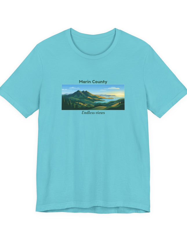 "Marin County - Endless Views" Unisex Jersey Short Sleeve Tee