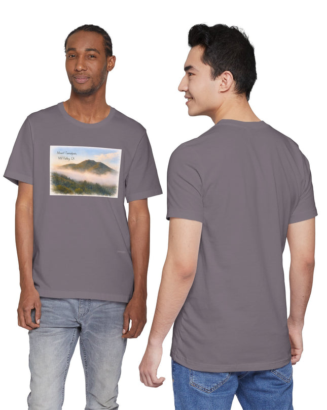 "Mount Tamalpais, Mill Valley, California" Unisex Jersey Short Sleeve Tee