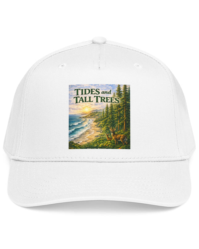 "Tides and Tall Trees" Mid Profile Baseball Cap