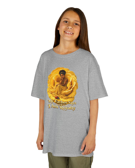 "My Father Says I am Royalty" Kids Heavy Cotton Tee
