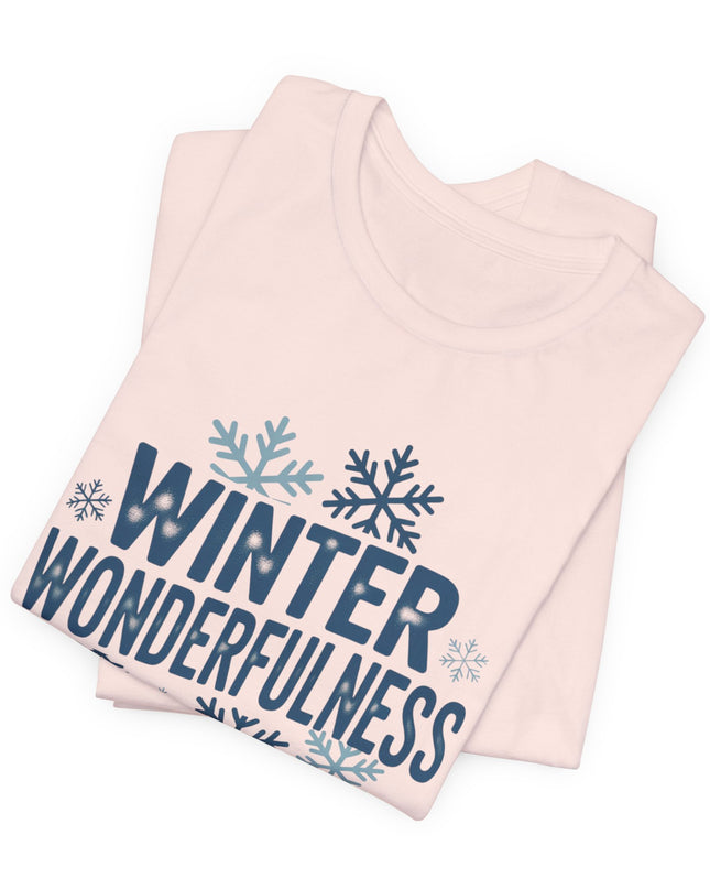 "Winter Wonderfulness" Unisex Jersey Short Sleeve Tee