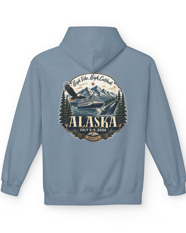 "Alaska" Unisex Midweight Softstyle Fleece Hoodie