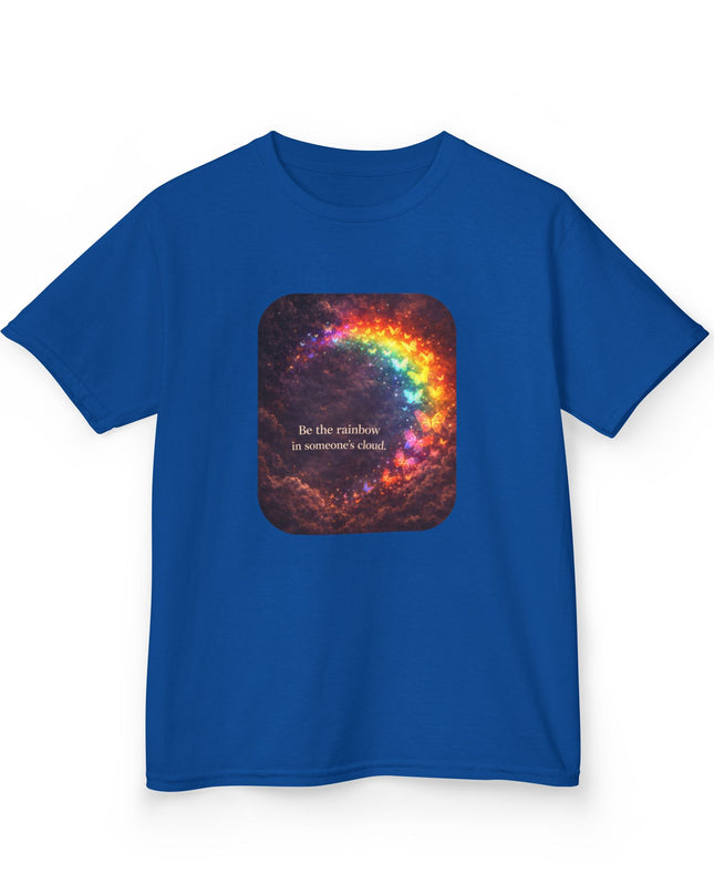 "Be the Rainbow in Someone's Cloud" Kids Heavy Cotton Tee