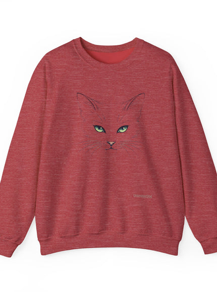 "Cat Face Sketch" Unisex Adult Sweatshirt