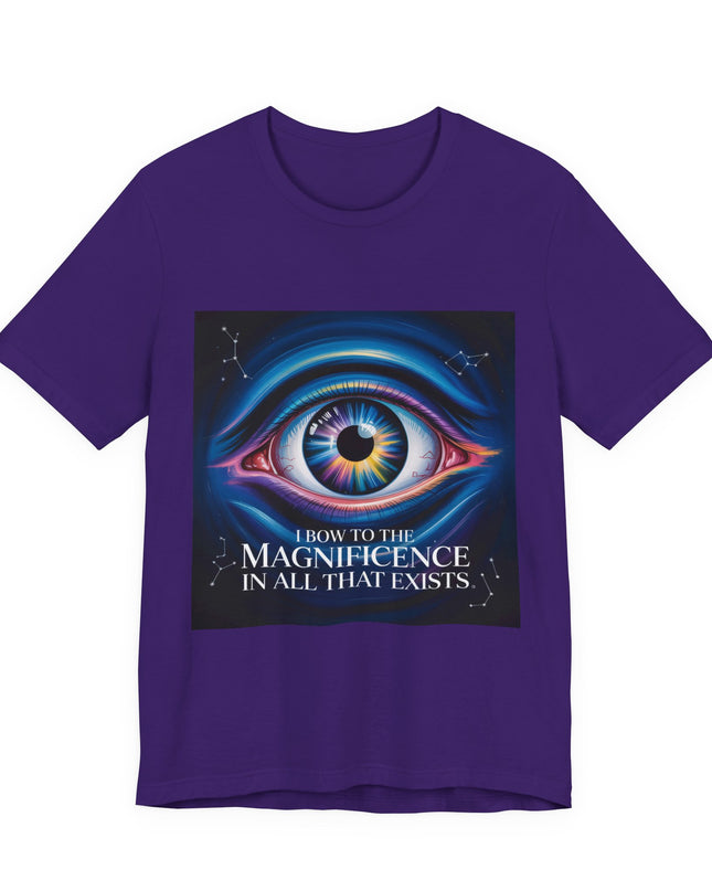 "I Bow to the Magnificence in all that Exists" Men's and Women's Jersey Short Sleeve Tee