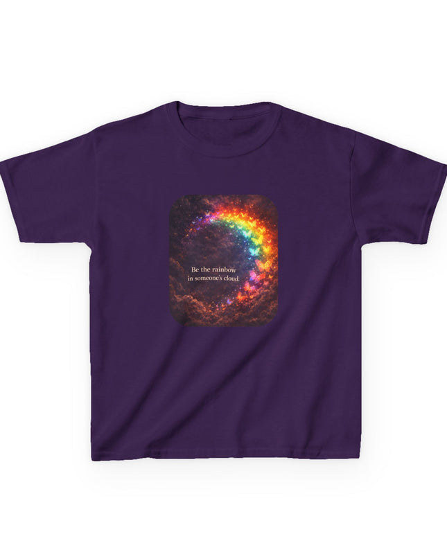 "Be the Rainbow in Someone's Cloud" Kids Heavy Cotton Tee