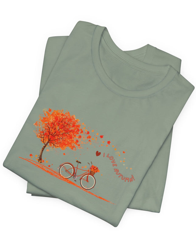 "I Love Autumn" Unisex Jersey Short Sleeve Tee