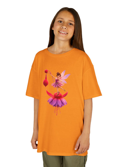 "Fuchsia Fairy" Kids Heavy Cotton Tee
