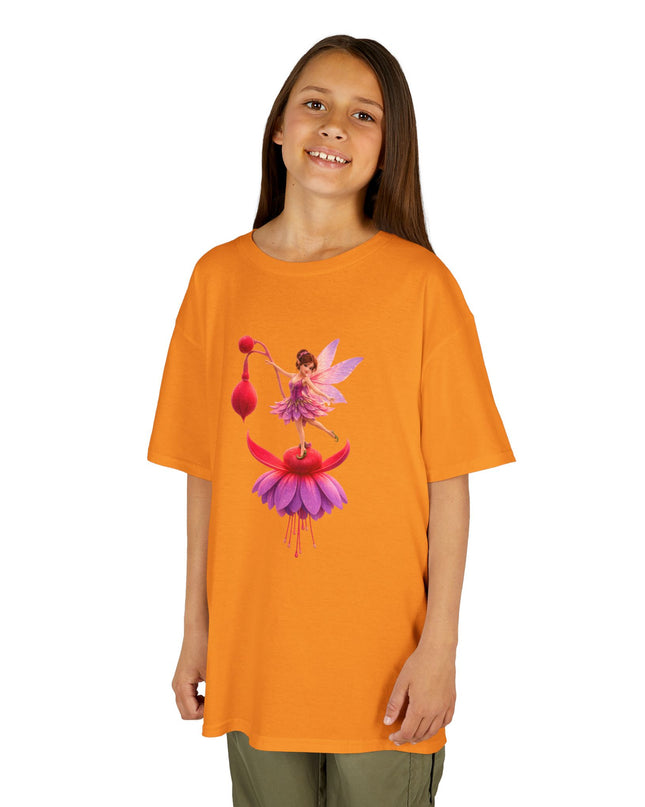 "Fuchsia Fairy" Kids Heavy Cotton Tee