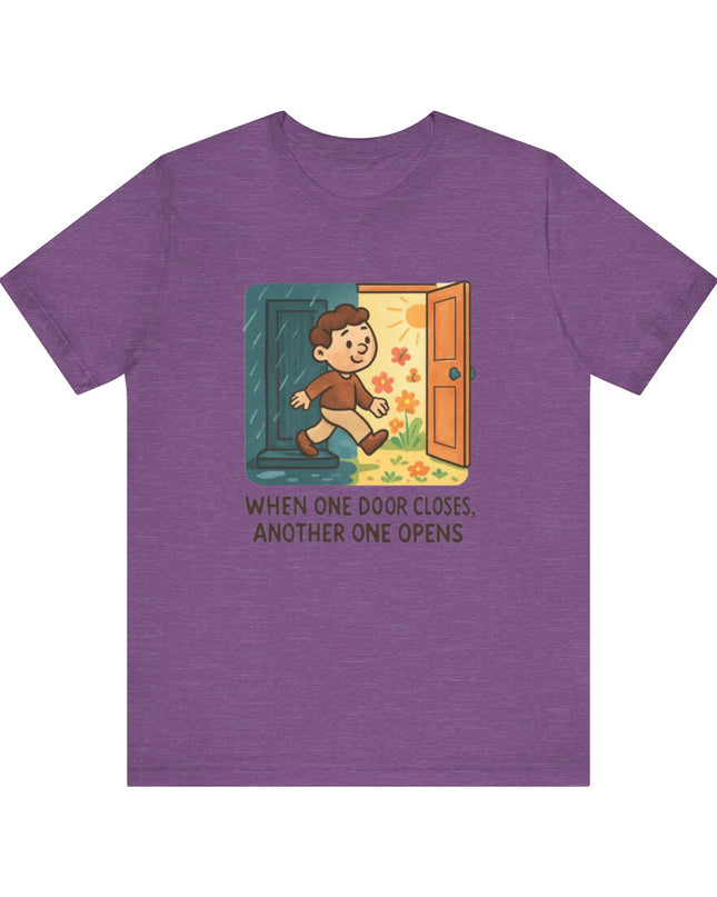 "Door Closes" Unisex Jersey Short Sleeve Tee