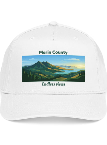 "Marin County - Endless Views" Mid Profile Baseball Cap