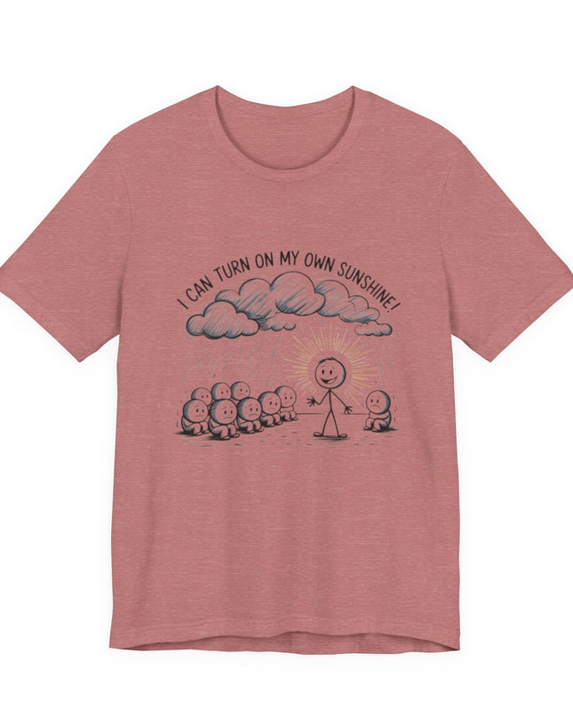 "I can make my own sunshine" Unisex Jersey Short Sleeve Tee