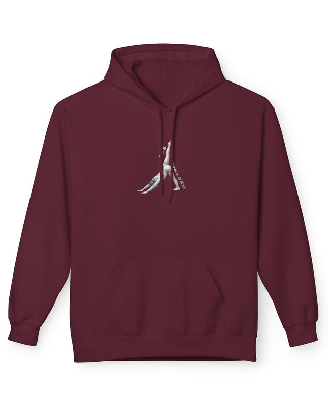 "Mom Strong Pilates" (Lighter ink on both sides) Unisex Midweight Softstyle Fleece Hoodie