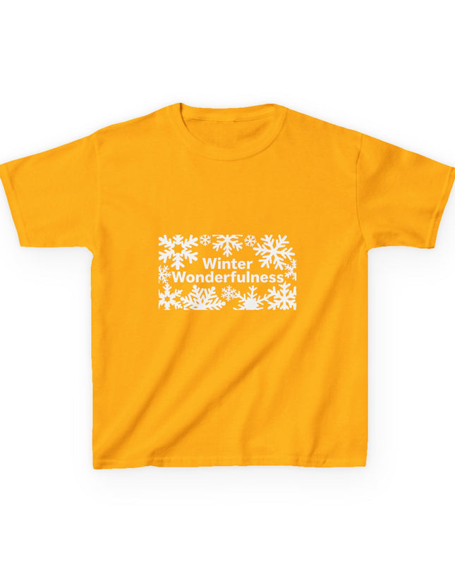 "Winter Wonderfulness" Kids Heavy Cotton Tee