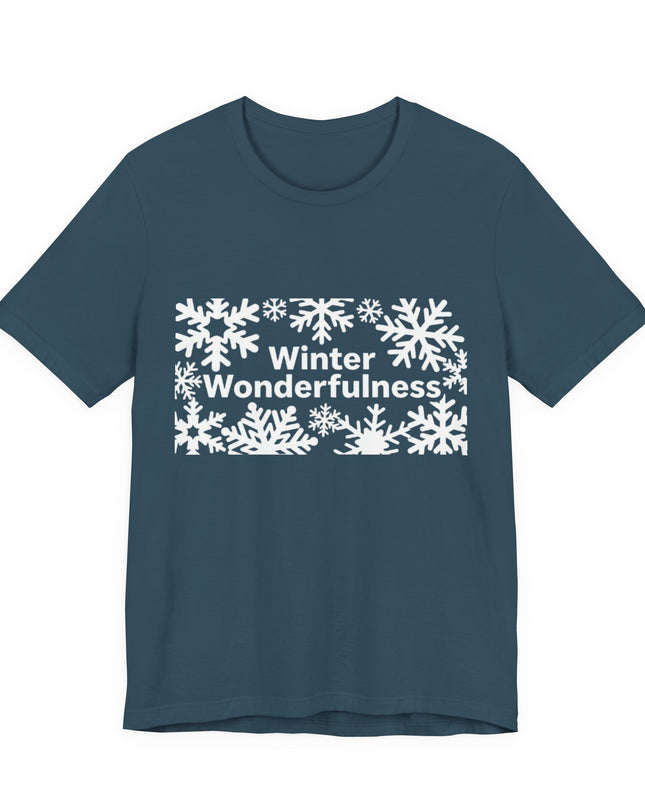 "Winter Wonderfulness" Unisex Jersey Short Sleeve Tee