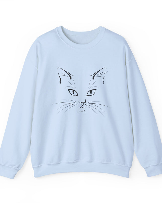 "Cat Face Sketch" Unisex Adult Sweatshirt