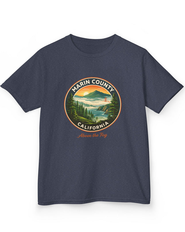 "Marin County, Above the Fog" Kids Heavy Cotton Tee