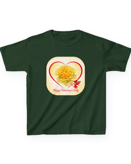 "Happy Valentine's Day" Kids Heavy Cotton Tee