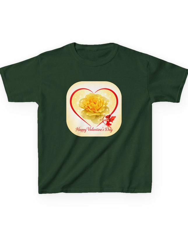 "Happy Valentine's Day" Kids Heavy Cotton Tee