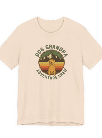 "Dog Grandpa Adventure Crew" Unisex Jersey Short Sleeve Tee