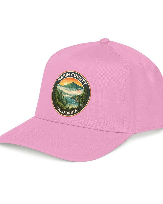 "Marin County, Above the Fog" Mid Profile Baseball Cap