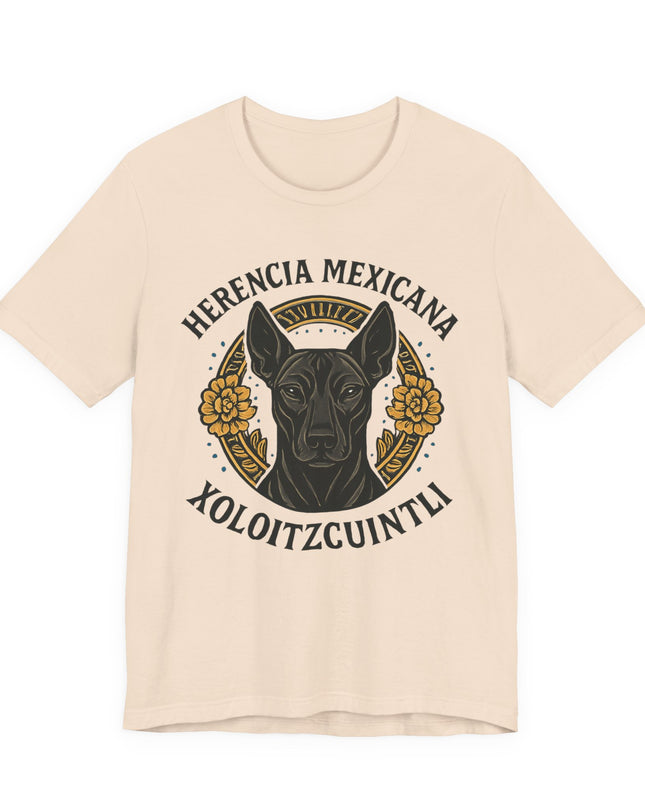 "Herencia mexicana - Xoloitzcuintli" Unisex Jersey Short Sleeve Tee