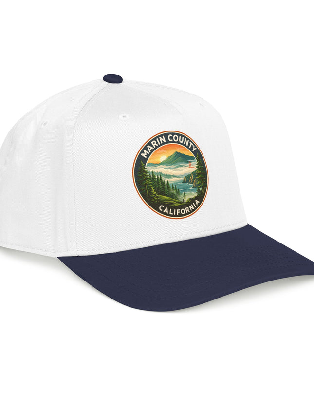 "Marin County, Above the Fog" Mid Profile Baseball Cap