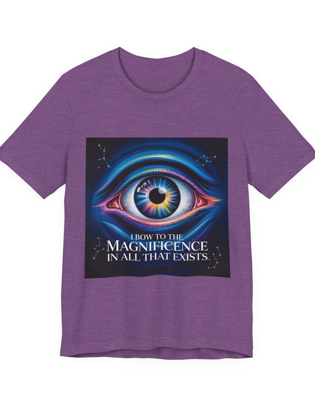 "I Bow to the Magnificence in all that Exists" Men's and Women's Jersey Short Sleeve Tee