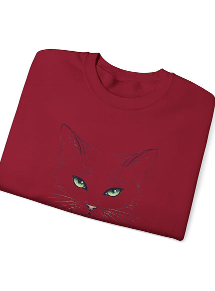 "Cat Face Sketch" Unisex Adult Sweatshirt