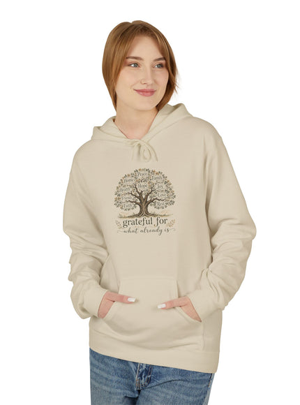 "Grateful For What Already Is" Unisex Midweight Softstyle Fleece Hoodie