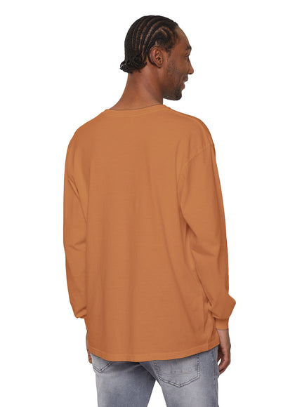 "Tides and Tall Trees" Unisex Garment-dyed Long Sleeve T-Shirt