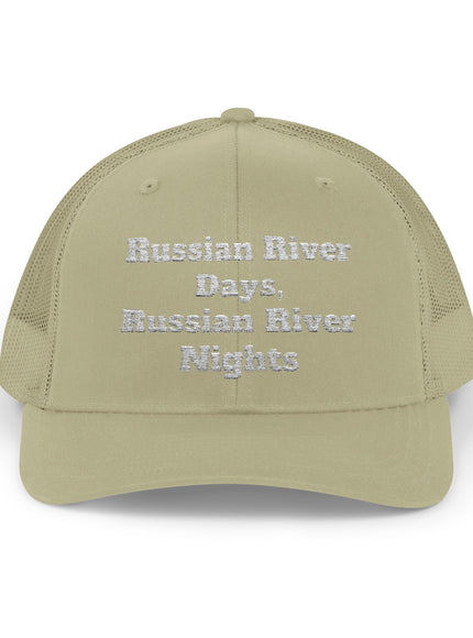 "Russian River Days, Russian River Nights" Snapback Trucker Cap