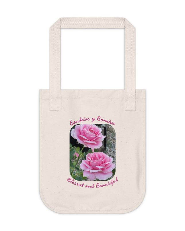 "Blessed and Beautiful" Organic Canvas Tote Bag