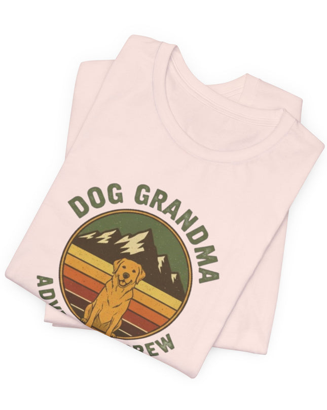 "Dog Grandma Adventure Crew" Unisex Jersey Short Sleeve Tee