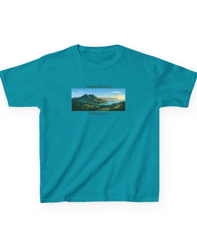 "Marin County - Endless Views" Kids Heavy Cotton Tee