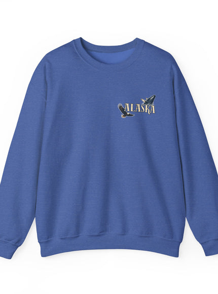 "Alaska" (Ink front and back) Unisex Heavy Blend Crewneck Sweatshirt