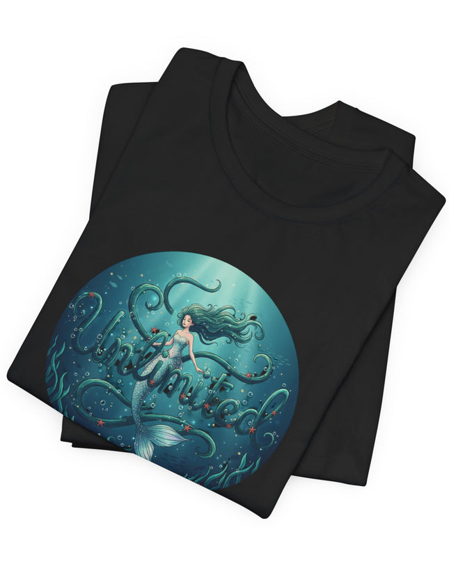 "Unlimited Mermaid" Unisex Jersey Short Sleeve Tee