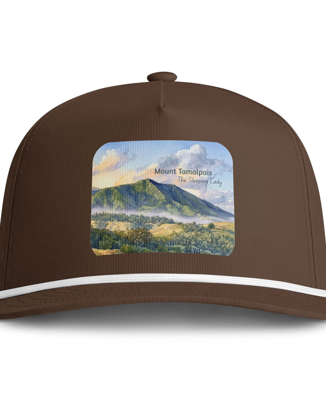 "Mount Tamalpais, the Sleeping Lady" Sunwashed Rope Cap