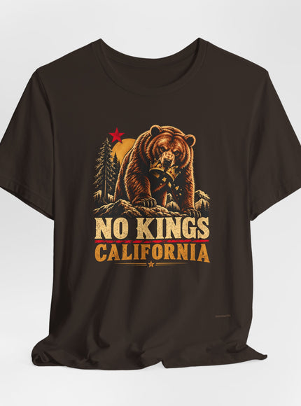 "No Kings California" Unisex Jersey Short Sleeve Tee
