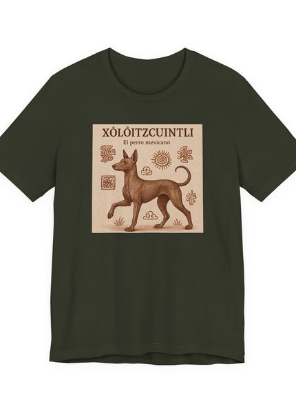 "Xoloitzcuintli - el perro mexicano" Unisex Jersey Short Sleeve Tee