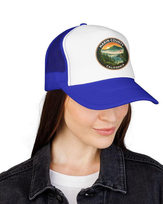 "Marin County, Above the Fog" Foam Trucker Hat
