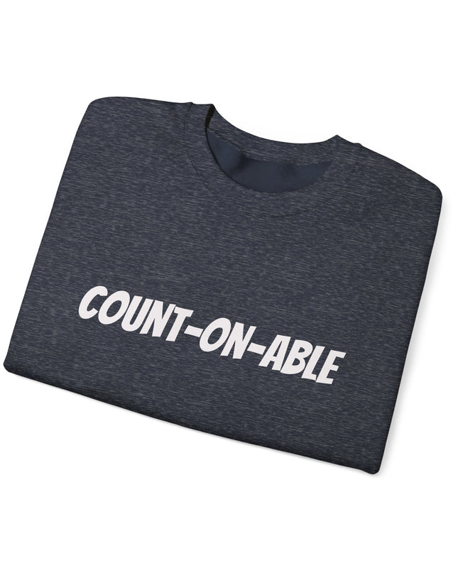 "Count-on-able" Unisex Adult Sweatshirt