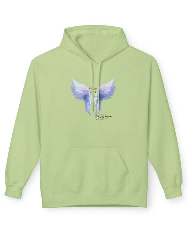 "Trust your Wings, Not the Branch" Unisex Midweight Softstyle Fleece Hoodie