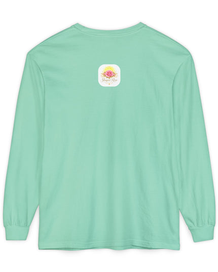 "Blessed and Beautiful" Unisex Garment-dyed Long Sleeve T-Shirt