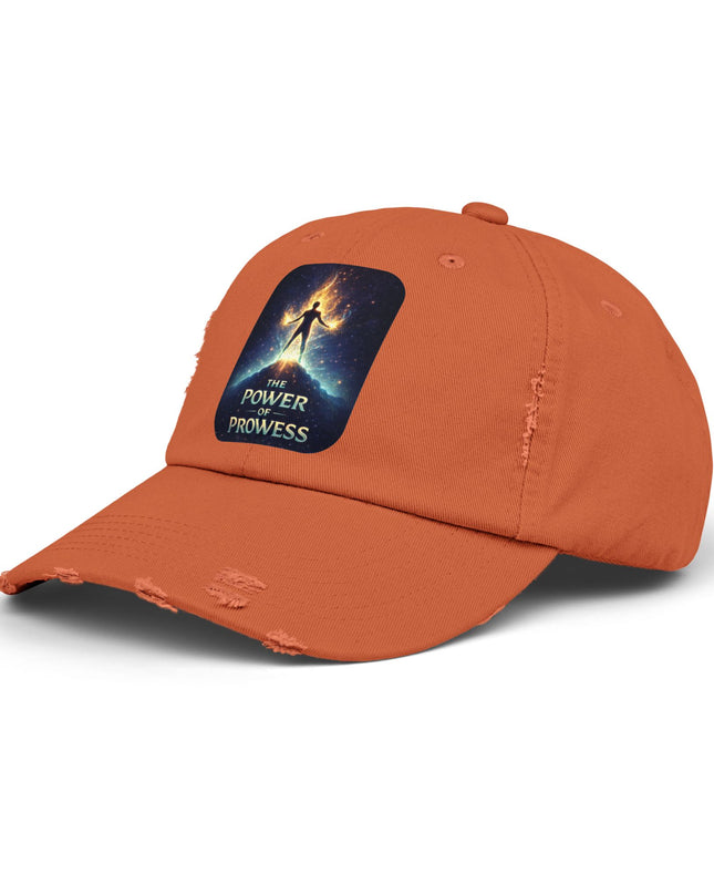 "The Power of Prowess" Unisex Distressed Cap