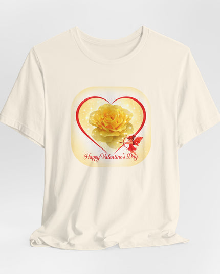 "Happy Valentine's Day" Unisex Jersey Short Sleeve Tee